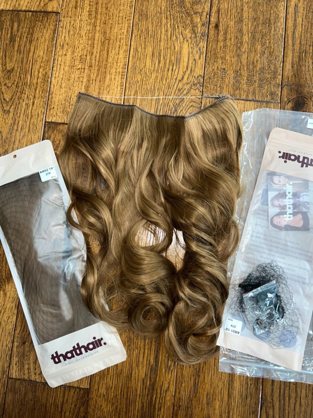 ThatHair: New! Two Golden Auburn: 18” Halo